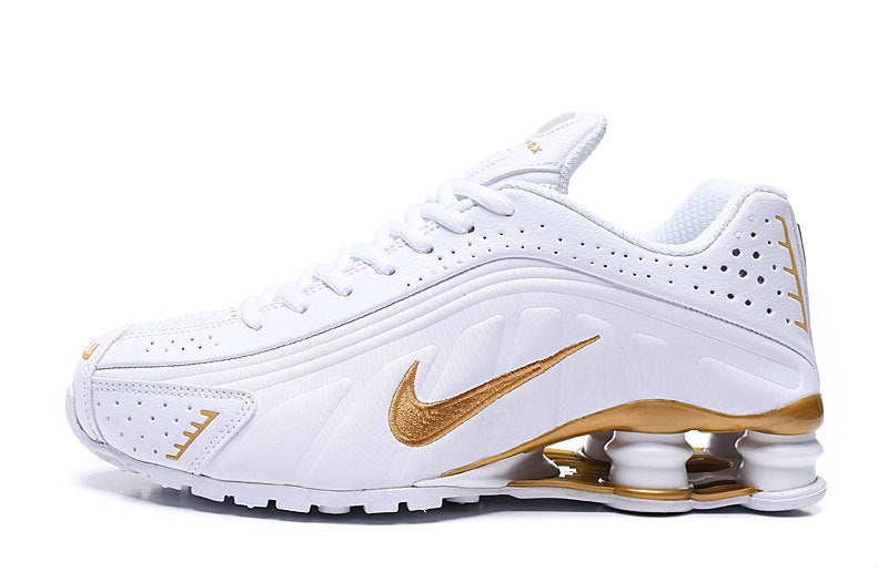 Shox R4 “White/Gold”