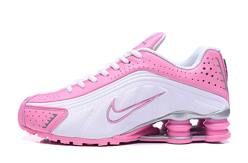 Shox R4 “Branco/Rosa”