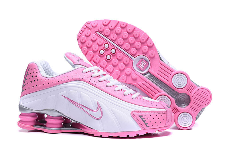 Shox R4 “Branco/Rosa”