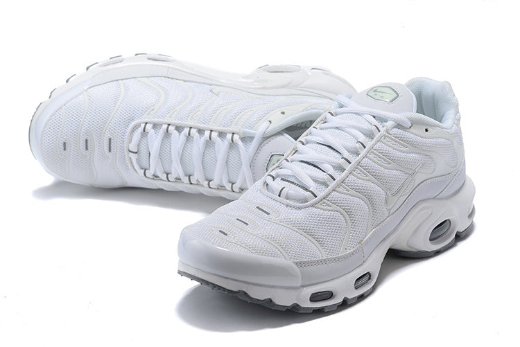 Air Max Plus TN 1 “Triple White” (Grey Sole)